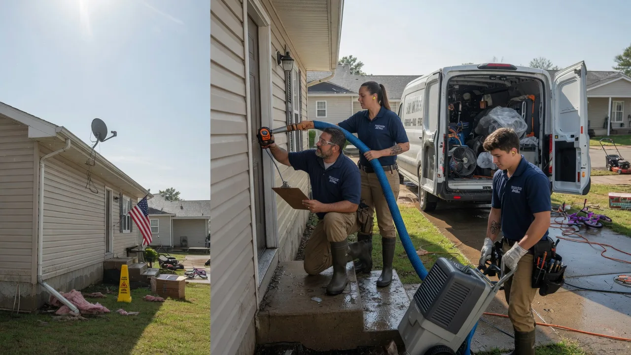 Ceiling Water Damage Restoration in Fairfield, ND near me